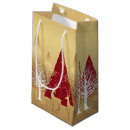 Search for winter scene gift bags Red