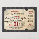 Search for movie night halloween invitations Party