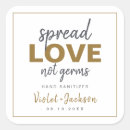 Search for hand sanitizer stickers Typography