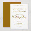 Search for golden wedding invitations Elegant