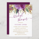 Search for gold confetti bridal shower invitations Floral