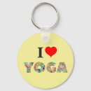 Search for love yoga keychains Peace