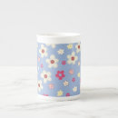 Search for blue background mugs Flower