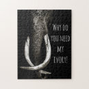 Search for black and white elephant puzzles Animals