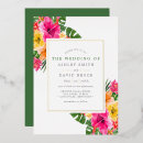 Search for watercolor hibiscus wedding invitations Summer