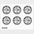 Recherche de pensionné autocollants Retraite