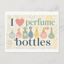 Recherche de parfumerie cartes postales Vintage