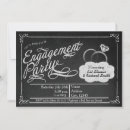 Search for chalkboard engagement party invitations Vintage