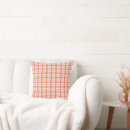 Search for pink orange pillows Plaid
