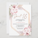 Search for pink sweet 16 invitations Pampas grass