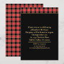 Search for buffalo square invitations Chequered
