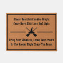 Search for funny halloween doormats Typography
