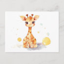 Recherche de girafe mignonne cartes postales Animaux