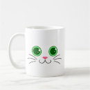 Search for big cat mugs White