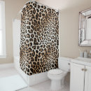 Search for leopard print shower curtains Brown