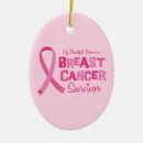 Search for cancer awareness ornaments Breast cancer support