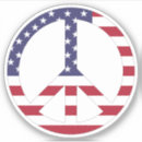 Search for american flag peace sign stickers Stars and stripes