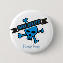 Recherche de pirate de garçon badges Crâne