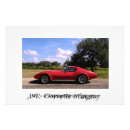 Search for red corvette posters Stingray
