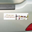 Search for glass bumper stickers Red