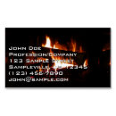 Search for flame business cards Logs