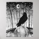 Search for black crow art Moon