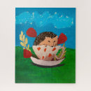Recherche de hérisson puzzles Peinture
