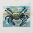 Recherche de crabe bleu cartes postales Maryland
