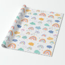 Search for cloud wrapping paper Colourful