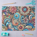 Search for bohemian tissue paper Design