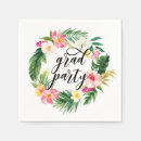 Recherche de floral tropical serviettes Hawaïen