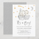 Search for grey baby shower invitations Elephant