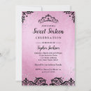 Search for damask sweet 16 invitations Sparkle