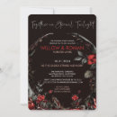 Search for goth invitations Black