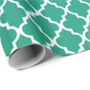 Search for quatrefoil wrapping paper Trellis