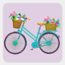 Search for bicycle with flowers stickers Floral