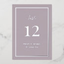 Recherche de numéro de table invitations Minimal