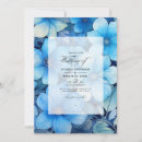 Search for shades of blue wedding invitations Watercolor