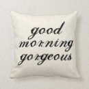 Recherche de gorgeous coussins Bonjour magnifique