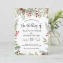 Search for red berries wedding invitations Greenery