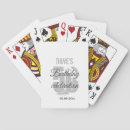 Search for 50th birthday playing cards Elegant