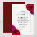 Search for deep pink rose invitations Burgundy