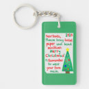 Search for merry rectangular keychains Santa
