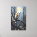Search for owl paintings canvas prints Owl on branch