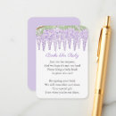 Recherche de wisteria invitations Mauve
