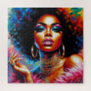 Search for black woman puzzles Melanin
