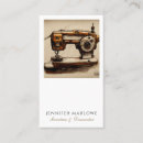 Search for sewing machine business cards Chic
