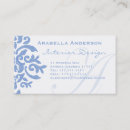 Recherche de damassé blanche bleue Monogramme
