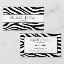 Recherche de animal print cartes visite Imprimer