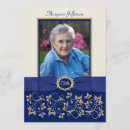 Search for blue 75th birthday invitations Gold